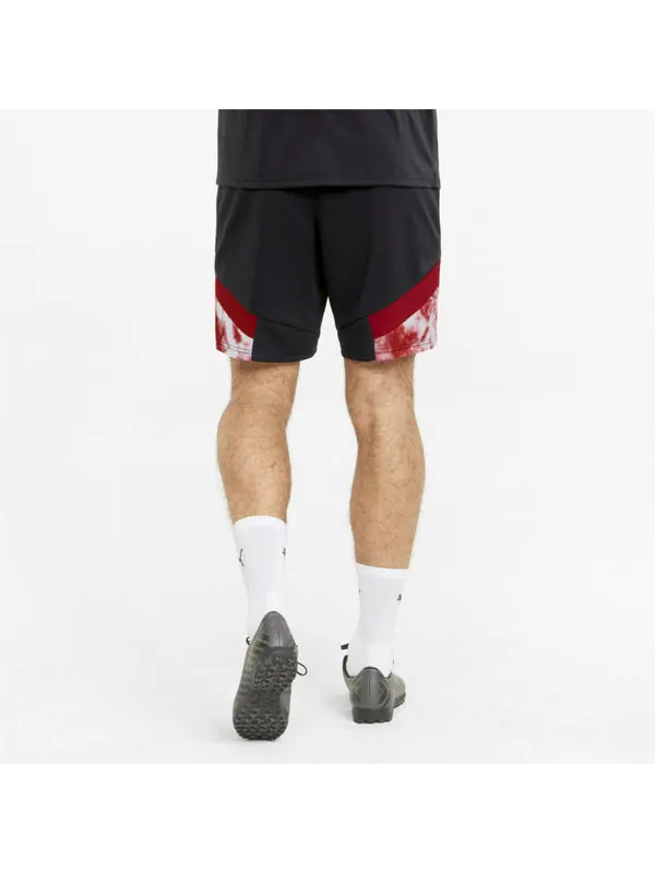 Шорты acm iconic mcs mesh shorts logo 'red' Puma — изображение 4 из 4, красный/черный