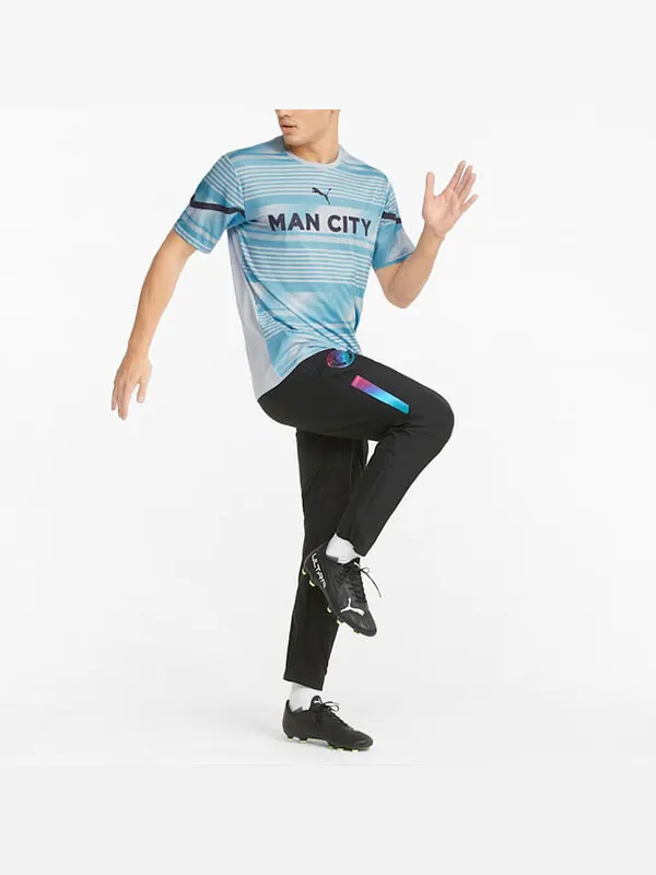 Спортивная футболка mcfc cny t-shirt 'blue' Puma — изображение 3 из 4, синий