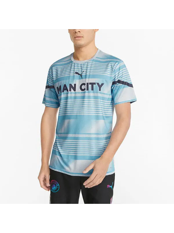 Спортивная футболка mcfc cny t-shirt 'blue' Puma — изображение 4 из 4, синий