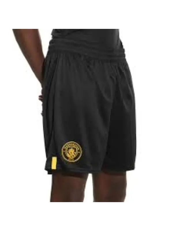 Шорты manchester city f.c. 22/23 replica shorts 'black gold' Puma — изображение 2 из 2, черный/золотистый
