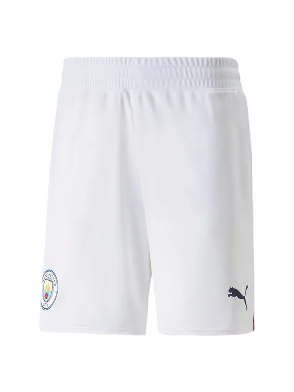 Шорты manchester city f.c. 22/23 replica shorts 'white' Puma — изображение 1 из 3, белый/черный