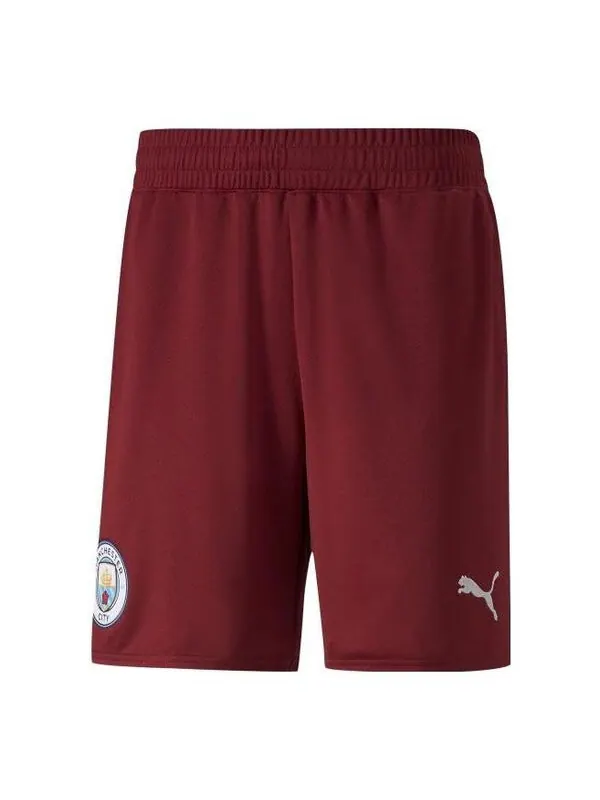 Шорты mcfc cny logo shorts 'red' Puma — изображение 1 из 2, красный