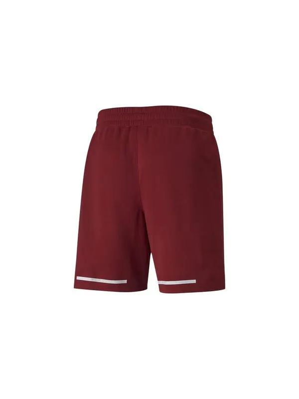 Шорты mcfc cny logo shorts 'red' Puma — изображение 2 из 2, красный