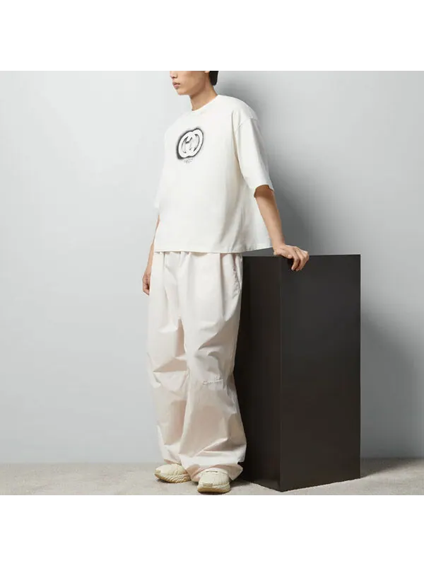 Футболка Gucci Cotton Jersey T-Shirt 'Off White' — изображение 2 из 4, белый