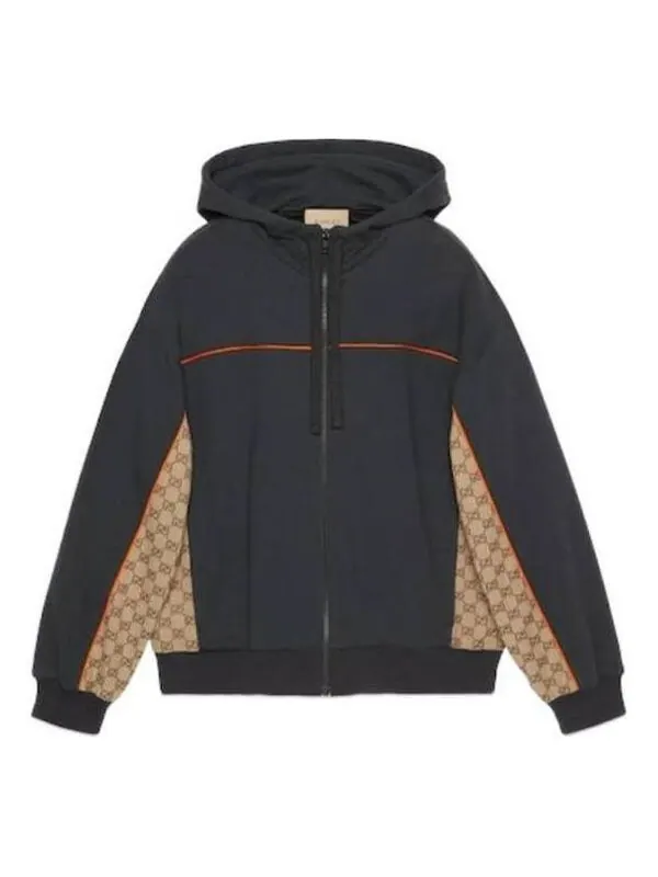 Куртка Gucci Cotton Jersey Zip Jacket — изображение 1 из 1, черный