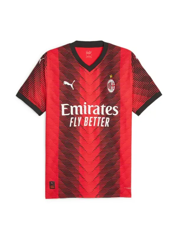Спортивная футболка ac milan 23/24 authentic jersey 'home' Puma — изображение 1 из 2, красный/черный