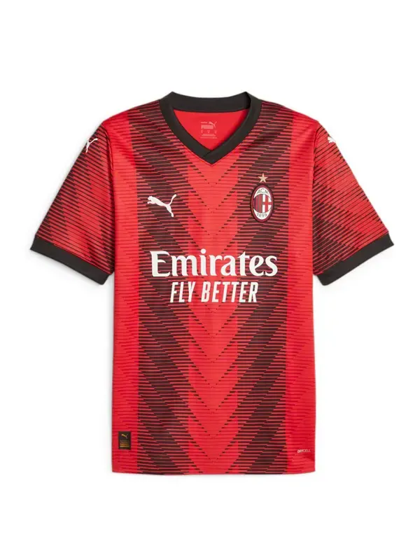 Спортивная футболка ac milan 23/24 jersey 'home' Puma — изображение 1 из 3, красный/черный