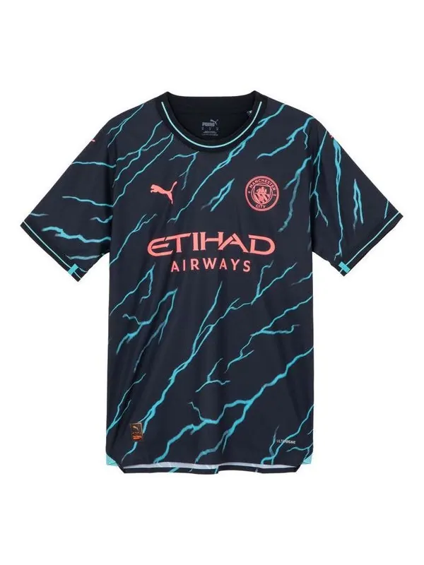 Спортивная футболка mcfc 3rd authentic 2023 'multicolor' Puma — изображение 1 из 2, мульти