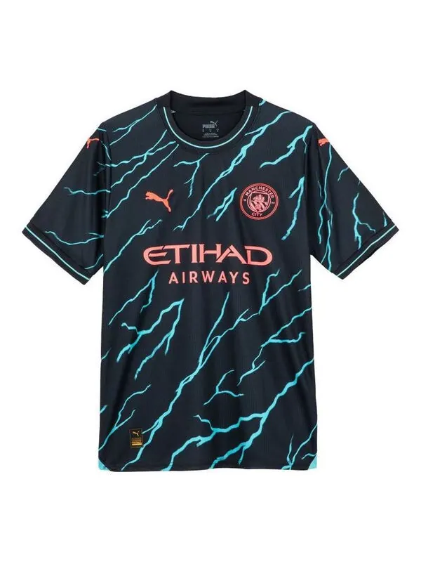 Спортивная футболка mcfc 3rd replica 2023 'multicolor' Puma — изображение 1 из 3, мульти