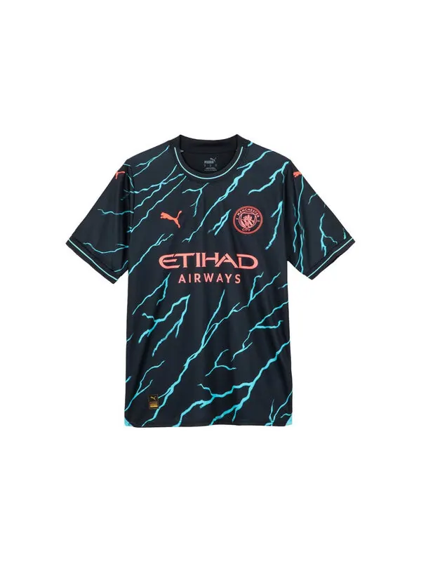 Спортивная футболка mcfc 3rd replica 2023 'multicolor' Puma — изображение 2 из 3, мульти