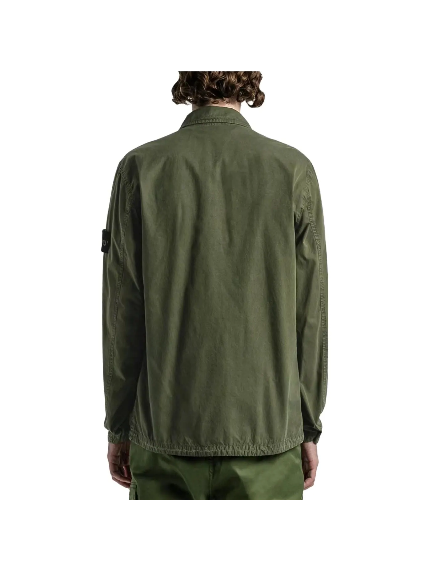 Куртка мужская зеленая Stone Island — изображение 5 из 5, зеленый