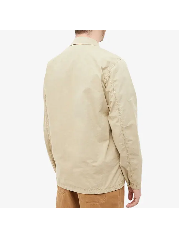 Куртка brushed canvas zip Stone Island — изображение 2 из 3, бежевый