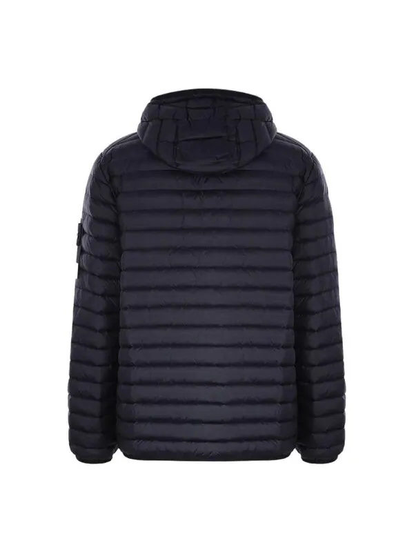 Куртка lightweight hooded down jacket 'black' Stone Island — изображение 2 из 4, черный