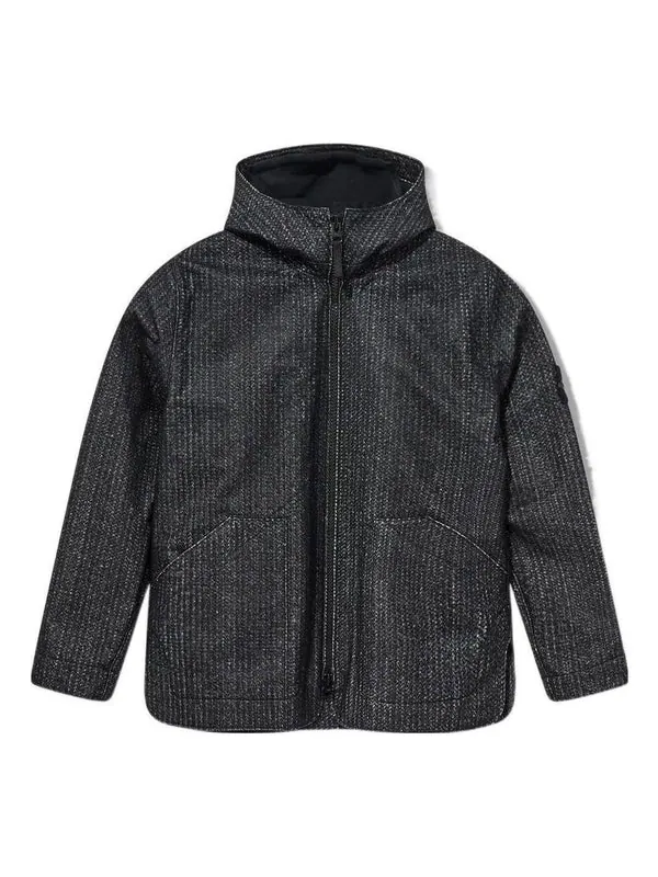 Куртка needle punched reflective jacket 'grey' Stone Island — изображение 1 из 2, серый