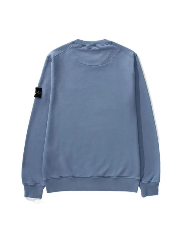 Толстовка garment dyed felpa sweatshirt 'blue' Stone Island — изображение 2 из 4, синий