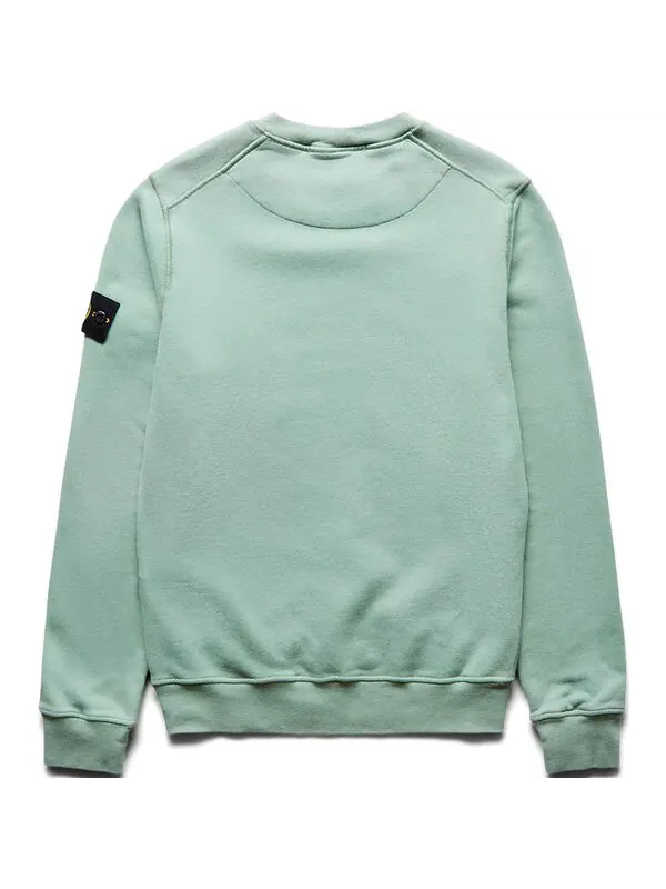 Толстовка logo patch sweatshirt 'green' Stone Island — изображение 2 из 4, зеленый