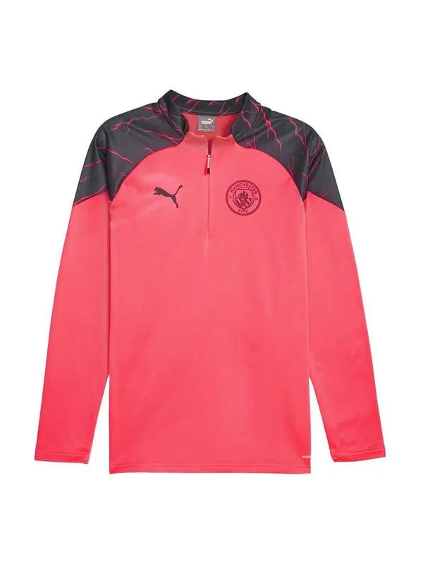 Спортивная футболка logo manchester city training fleece 'pink' Puma — изображение 1 из 2, розовый