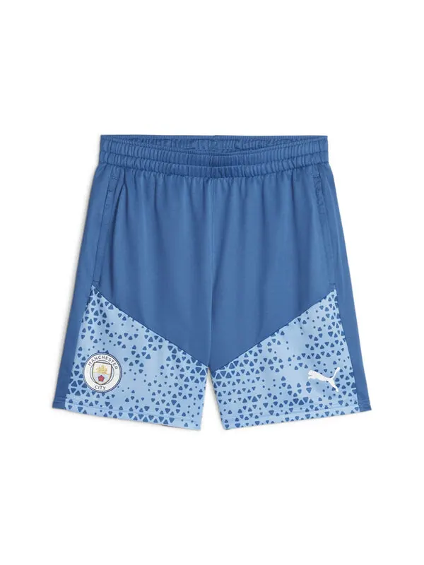 Шорты manchester city football training shorts 'blue' Puma — изображение 1 из 2, синий