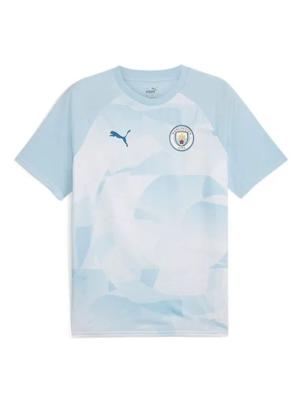 Спортивная футболка manchester city pre-match jersey 'silver sky blue' Puma — изображение 1 из 2, серебристый/синий