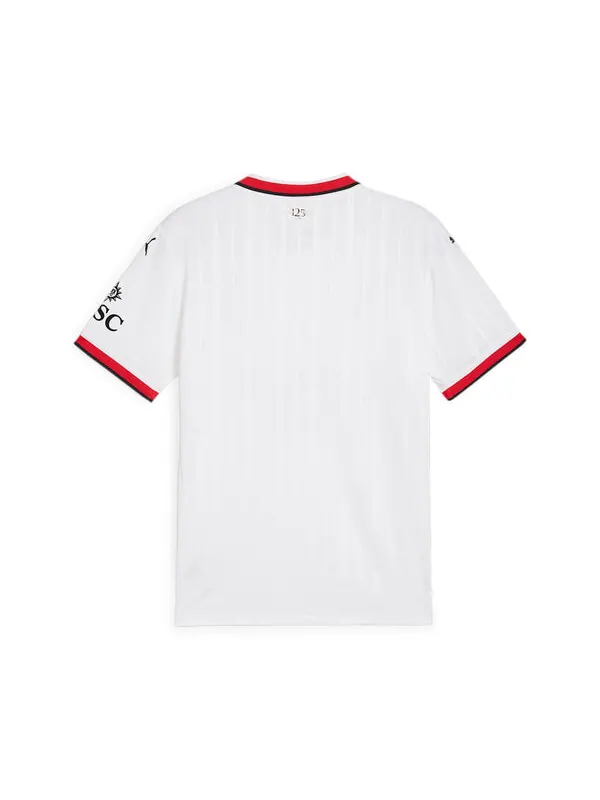 Спортивная футболка ac milan 2024/25 away jersey 'white' Puma — изображение 2 из 2, белый/черный/красный