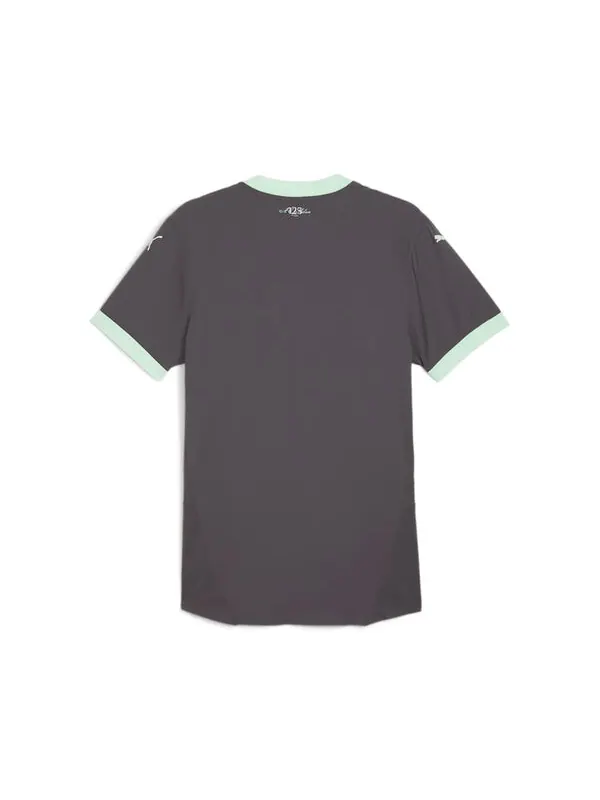 Спортивная футболка ac milan 24/25 authentic third soccer jersey 'grey mint' Puma — изображение 2 из 2, серый