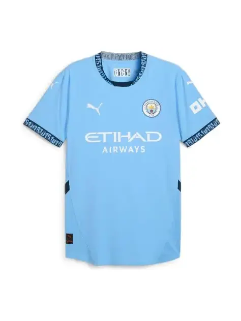 Спортивная футболка manchester city 24/25 authentic home jersey 'blue' Puma — изображение 1 из 2, синий
