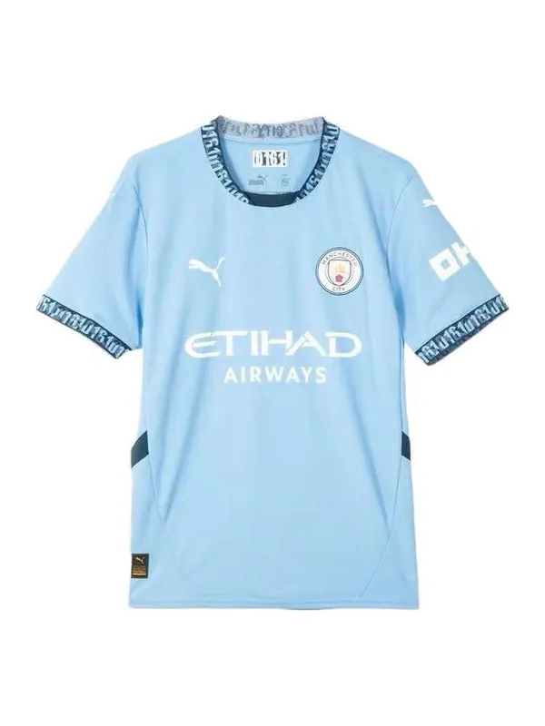 Спортивная футболка manchester city 24/25 home replica jersey 'blue' Puma — изображение 1 из 2, синий