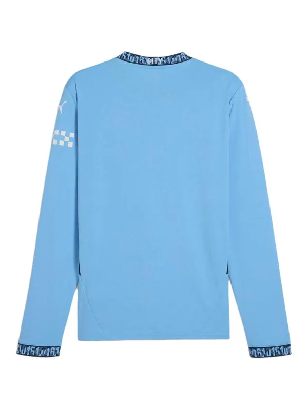 Спортивная футболка manchester city 24/25 home long sleeve jersey 'blue white' Puma — изображение 2 из 4, синий/белый