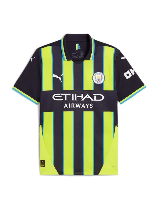 Спортивная футболка manchester city 24/25 away jersey 'blue yellow' Puma — изображение 1 из 2, синий/желтый