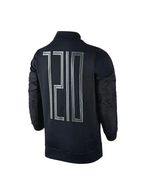 Куртка Air Jordan Numeric Pattern Casual Sports Jacket Black — изображение 1 из 2, черный
