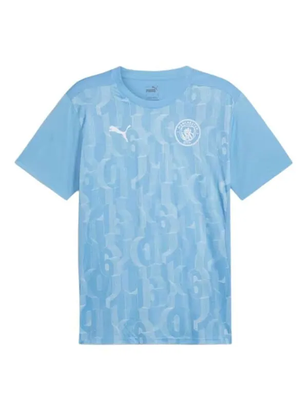 Спортивная футболка manchester city pre-match jersey 'blue' Puma — изображение 1 из 3, синий