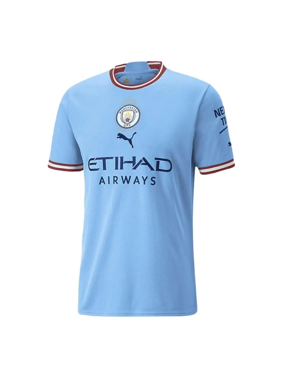 Джерси PUMA Manchester City 2022-23 Home Kit 'Blue' — изображение 1 из 3, синий