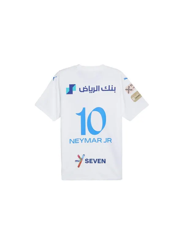 Спортивная футболка al hilal sfc neymar jr. away replica football jersey 'white' Puma — изображение 2 из 2, белый/синий