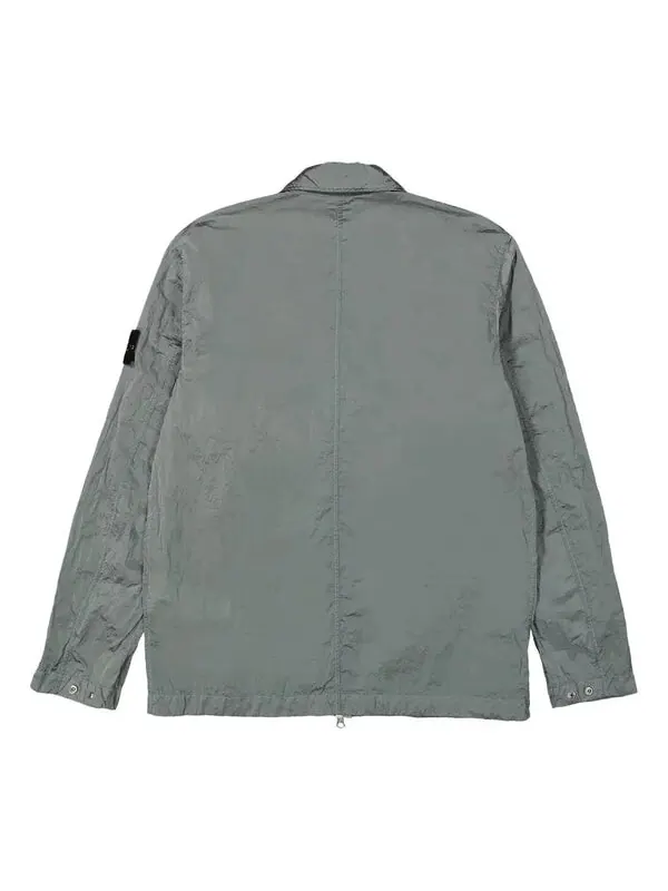Куртка compass patch zip up jacket 'sky blue' Stone Island — изображение 2 из 2, синий