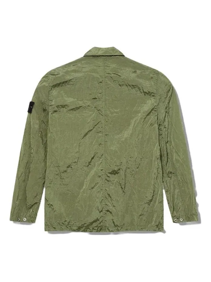 Куртка STONE ISLAND Compass Patch Zip Up Jacket 'Sage' — изображение 2 из 2, зеленый
