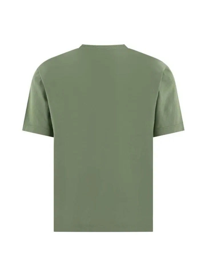 Футболка STONE ISLAND Stitches Two T-shirt 'Sage' — изображение 2 из 2, зеленый