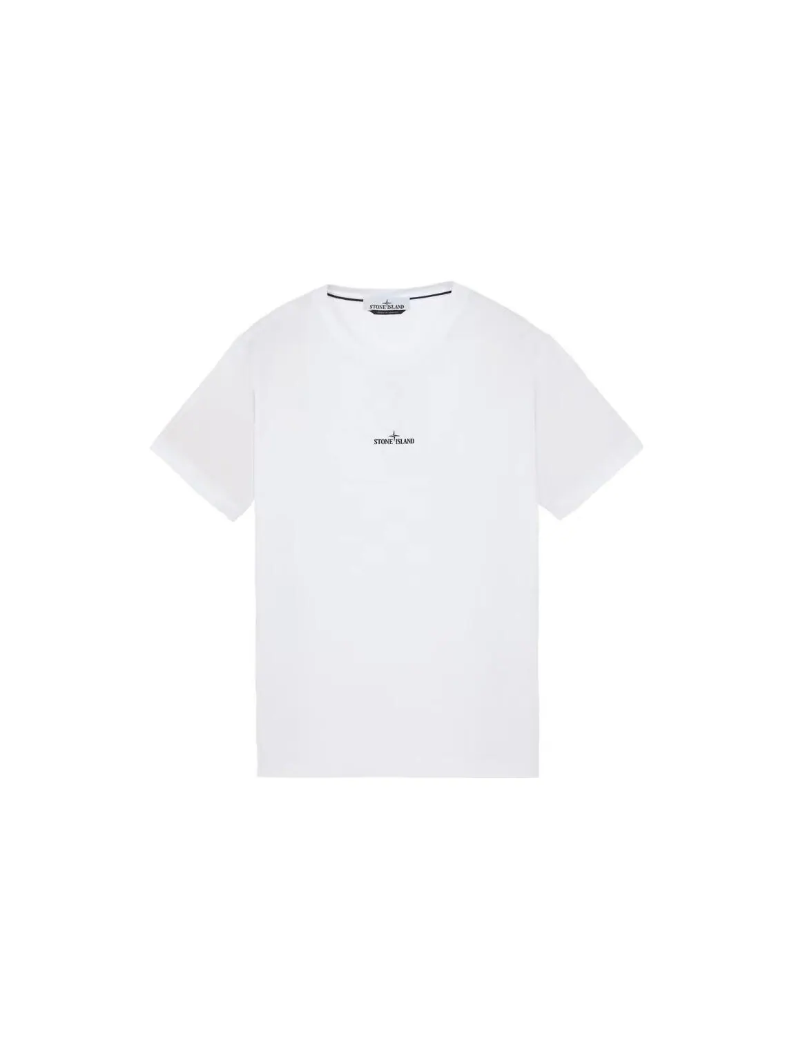 Мужская футболка Stone Island Cotton Logo print — изображение 1 из 4, белый