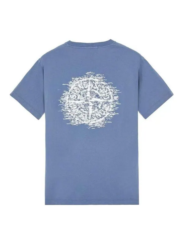 Футболка institutional one graphic t-shirt 'light blue' Stone Island — изображение 1 из 2, светлый синий