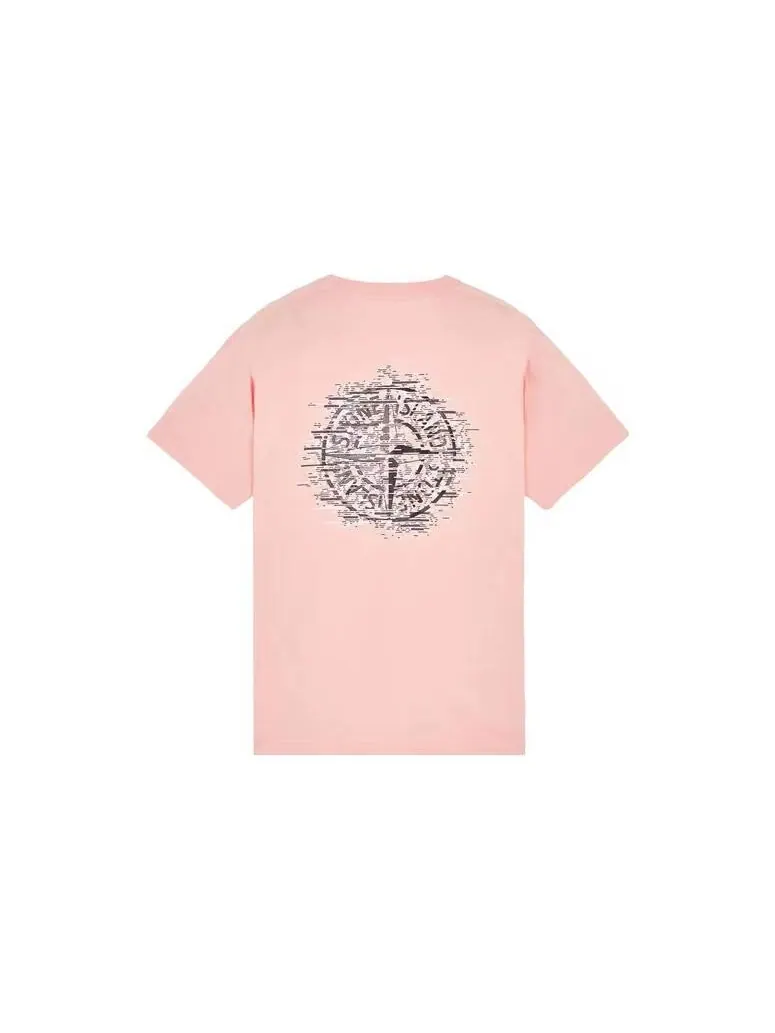 Футболка мужская розовая Stone Island — изображение 1 из 2, розовый