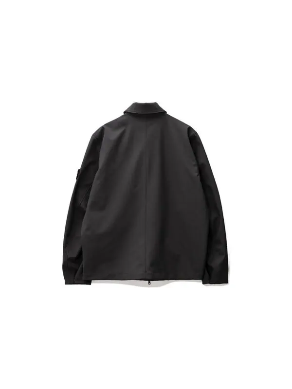 Куртка light soft shell-r jacket 'black' Stone Island — изображение 2 из 4, черный