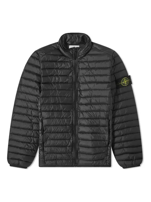 Куртка lightweight down jacket 'black' Stone Island — изображение 1 из 2, черный