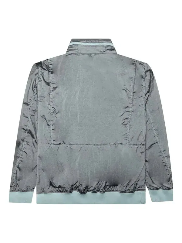 Куртка waffen patch foldable hooded zip up jacket 'sky blue' Stone Island — изображение 2 из 2, синий