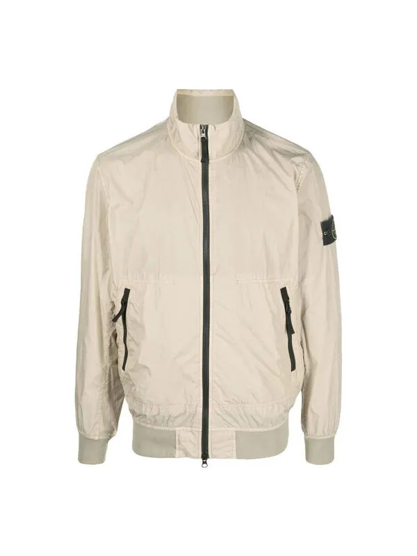 Куртка crinkle reps jacket 'dove grey' Stone Island — изображение 1 из 4, серый