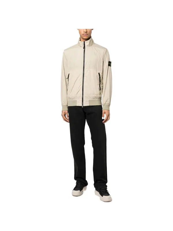 Куртка crinkle reps jacket 'dove grey' Stone Island — изображение 2 из 4, серый