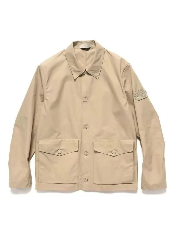 Куртка compass patch jacket 'beige' Stone Island — изображение 1 из 3, бежевый