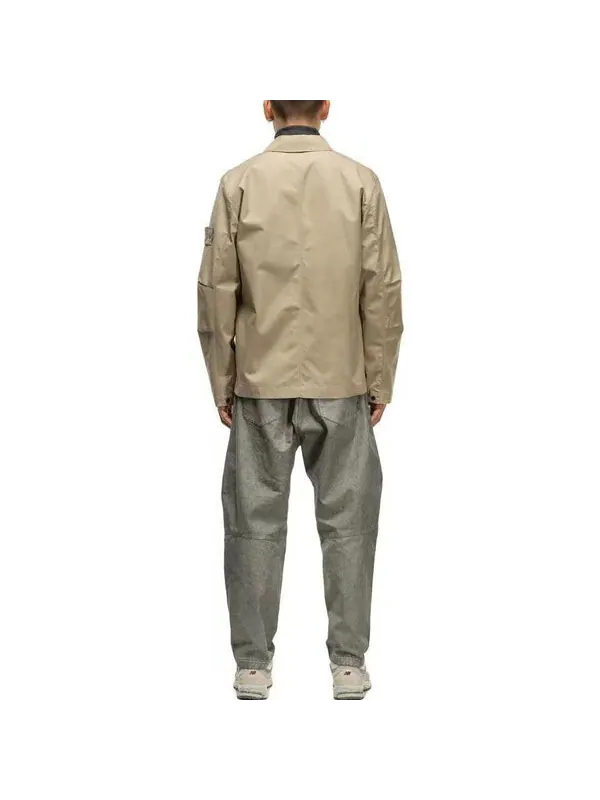 Куртка compass patch jacket 'beige' Stone Island — изображение 2 из 3, бежевый
