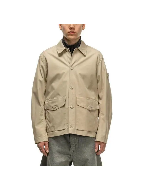 Куртка compass patch jacket 'beige' Stone Island — изображение 3 из 3, бежевый