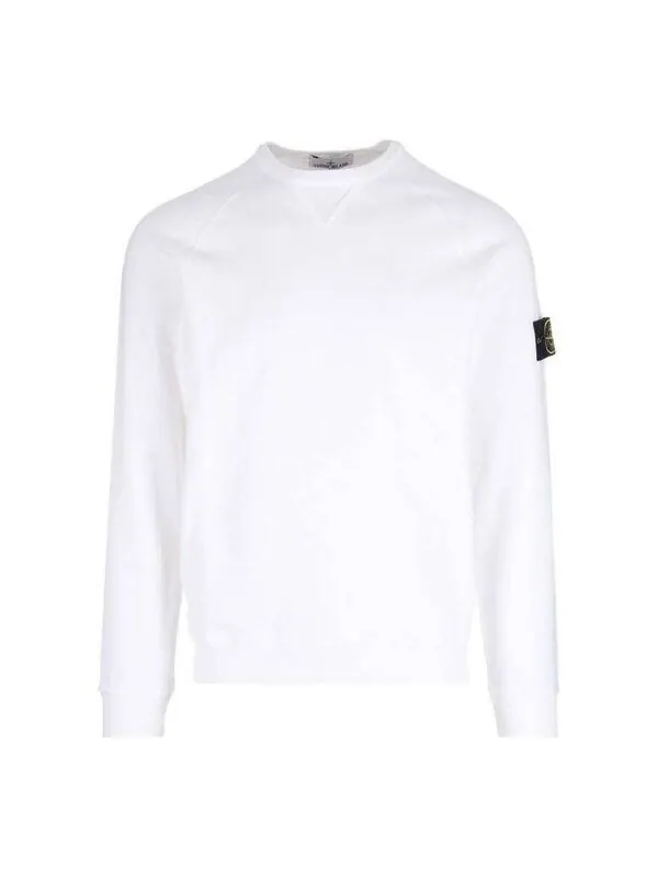 Толстовка ghost crewneck 'white' Stone Island — изображение 1 из 2, белый