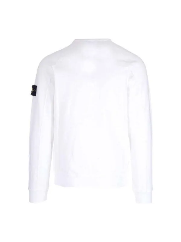 Толстовка ghost crewneck 'white' Stone Island — изображение 2 из 2, белый