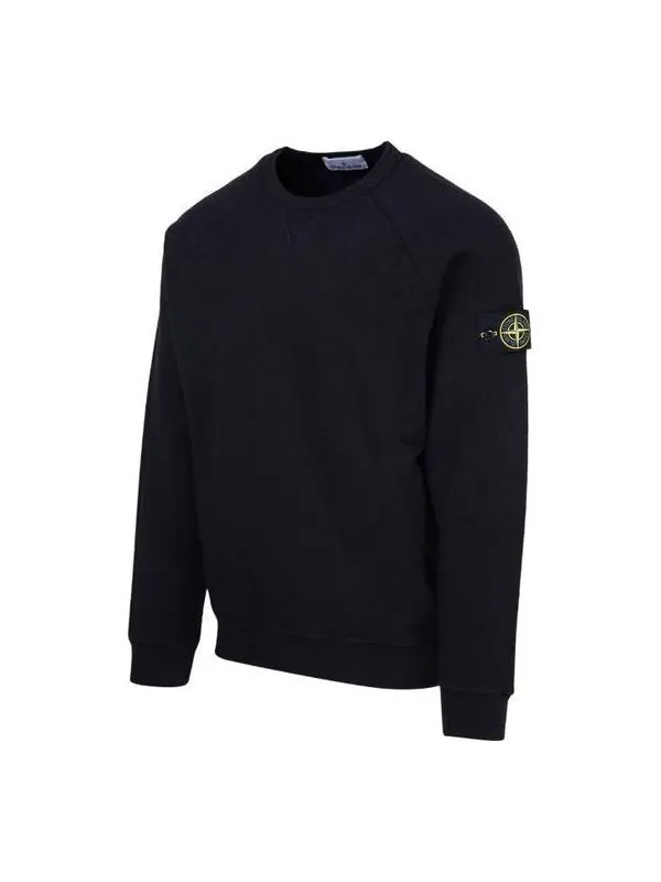 Толстовка compass patch sweatshirt 'black' Stone Island — изображение 3 из 3, черный
